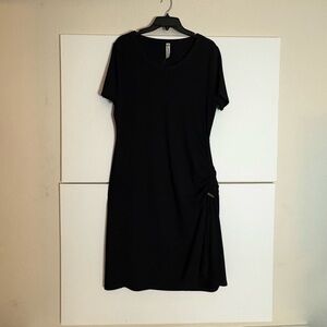 Nordstrom American Rag Black Midi Dress